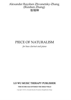 Piece of Naturalism: for Bass Clarinet and Piano